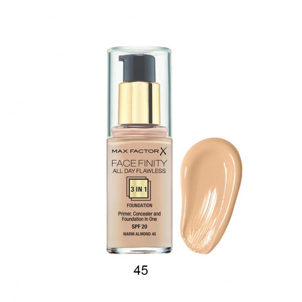 Max Factor Face Fenty 3 in 1 Foundation No. 45 WARM ALMOND