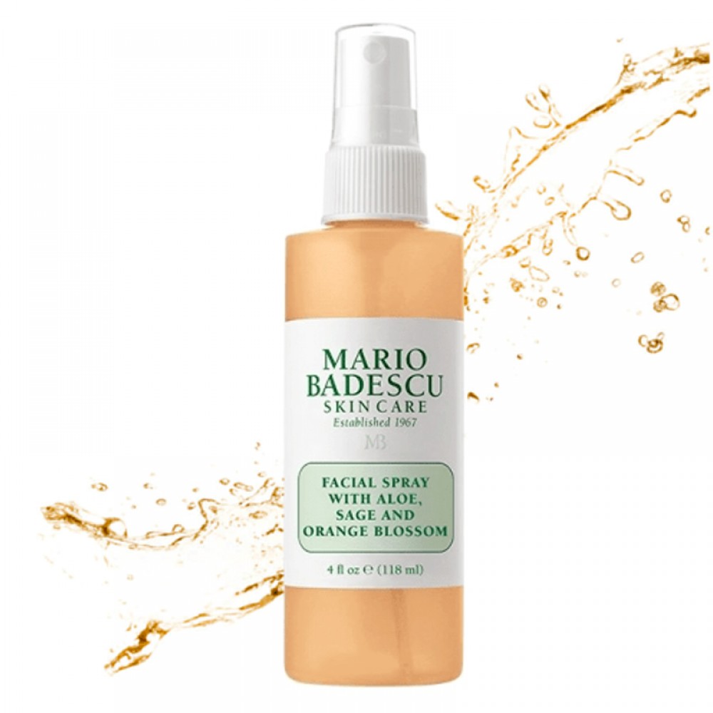 Mario Badescu Facial Spray With Aloe,Sage And Orange Blossom - 118ml