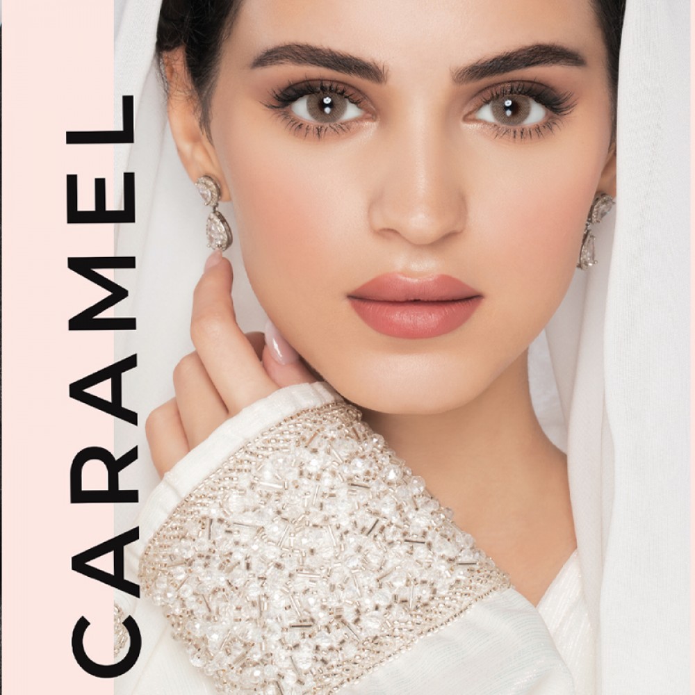 Lens Me Coloured Contact Lenses - Caramel