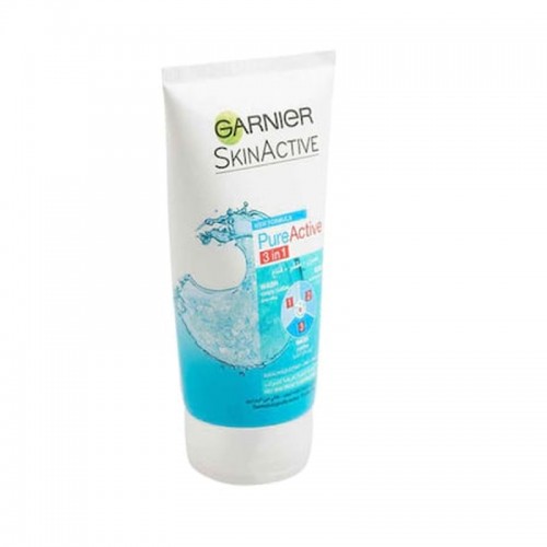 Garnier Pure Active 3In1 Mask Scrub Wash - 150ml