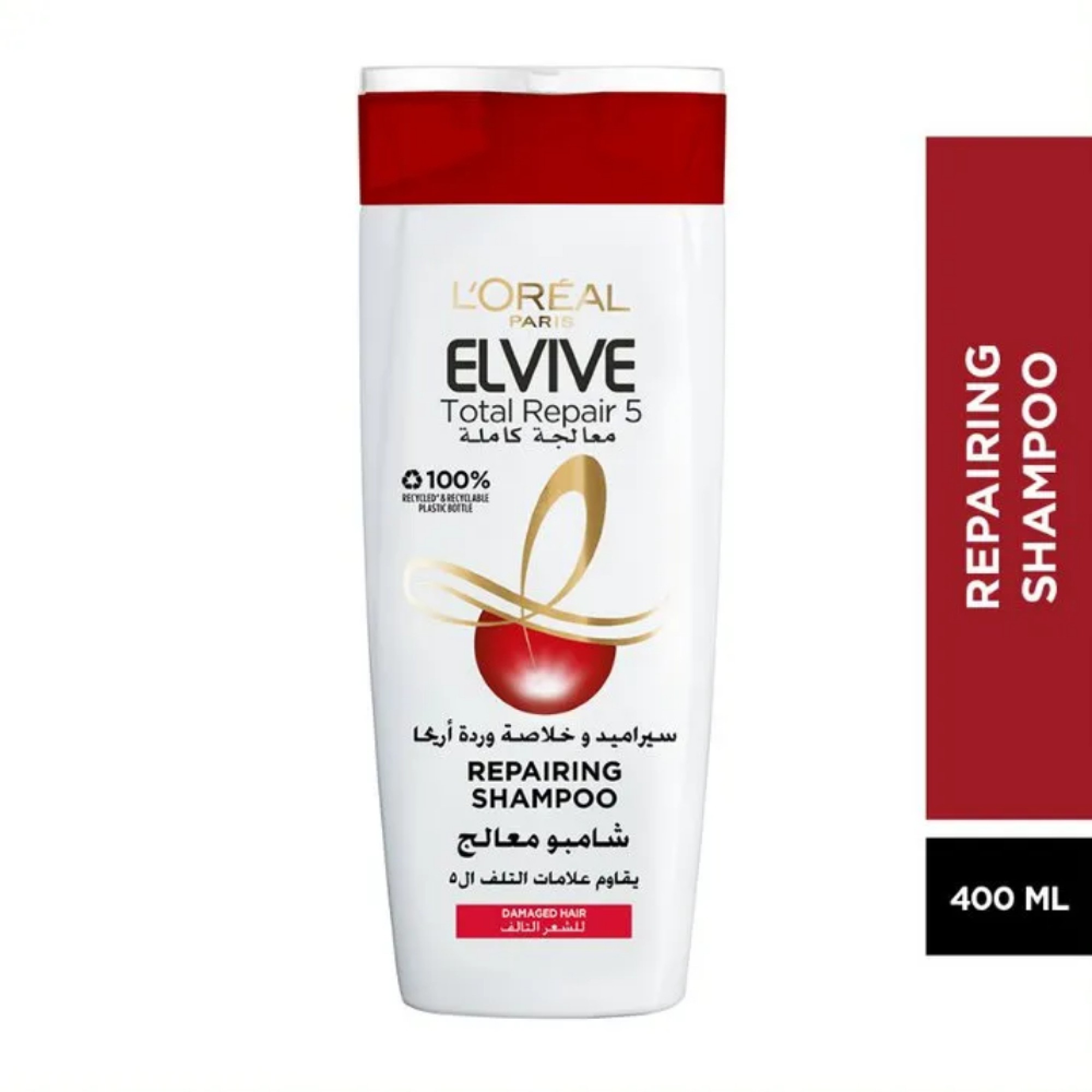 L'OREAL PARIS ELVIVE DAMAGED HAIR REPAIR SHAMPOO 400 ML