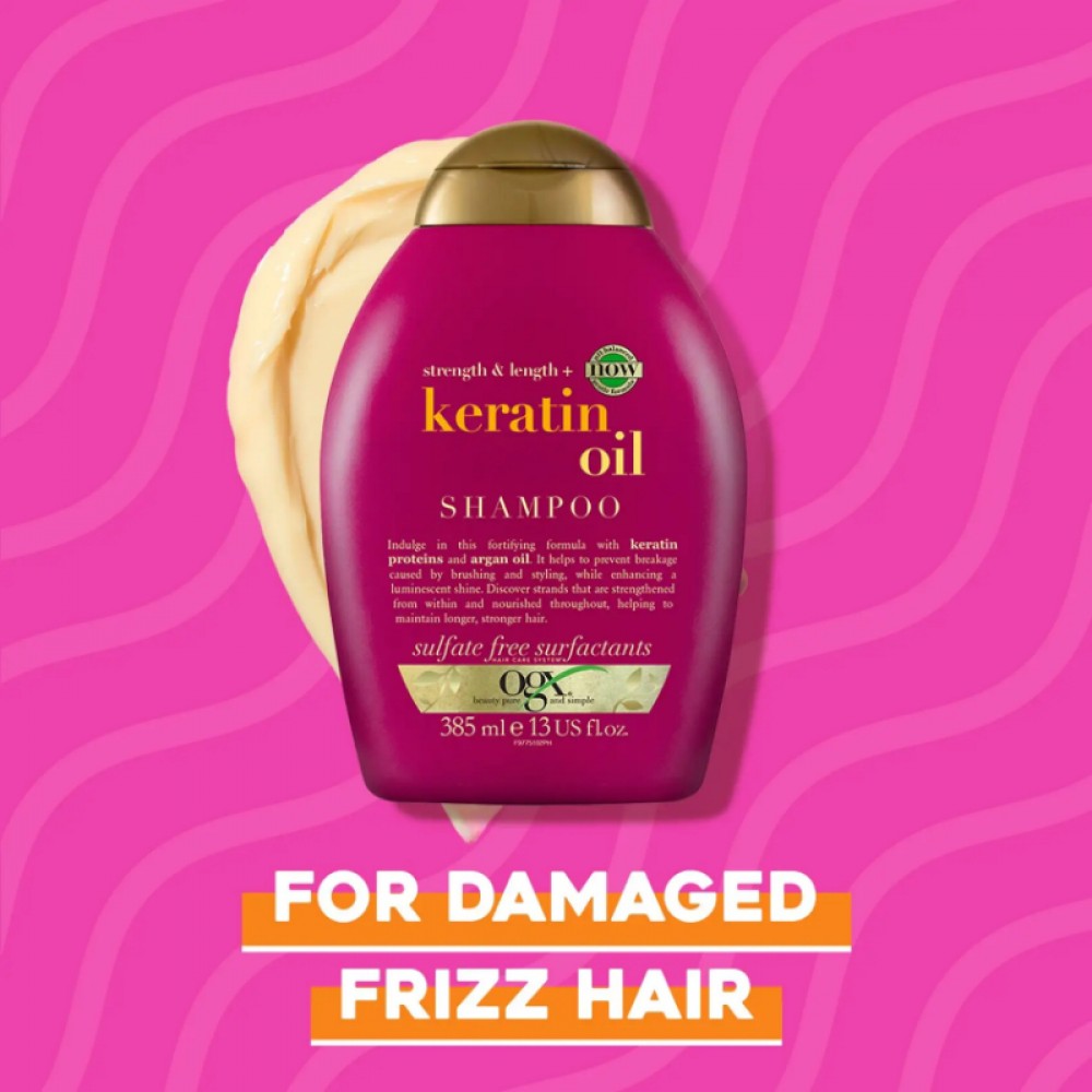 Ogx Anti Breakage + Keratin Oil Shampoo - 385ml