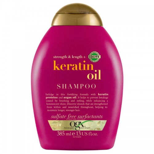 Ogx Anti Breakage + Keratin Oil Shampoo - 385ml Ogx Anti Breakage + Keratin Oil Shampoo - 385ml