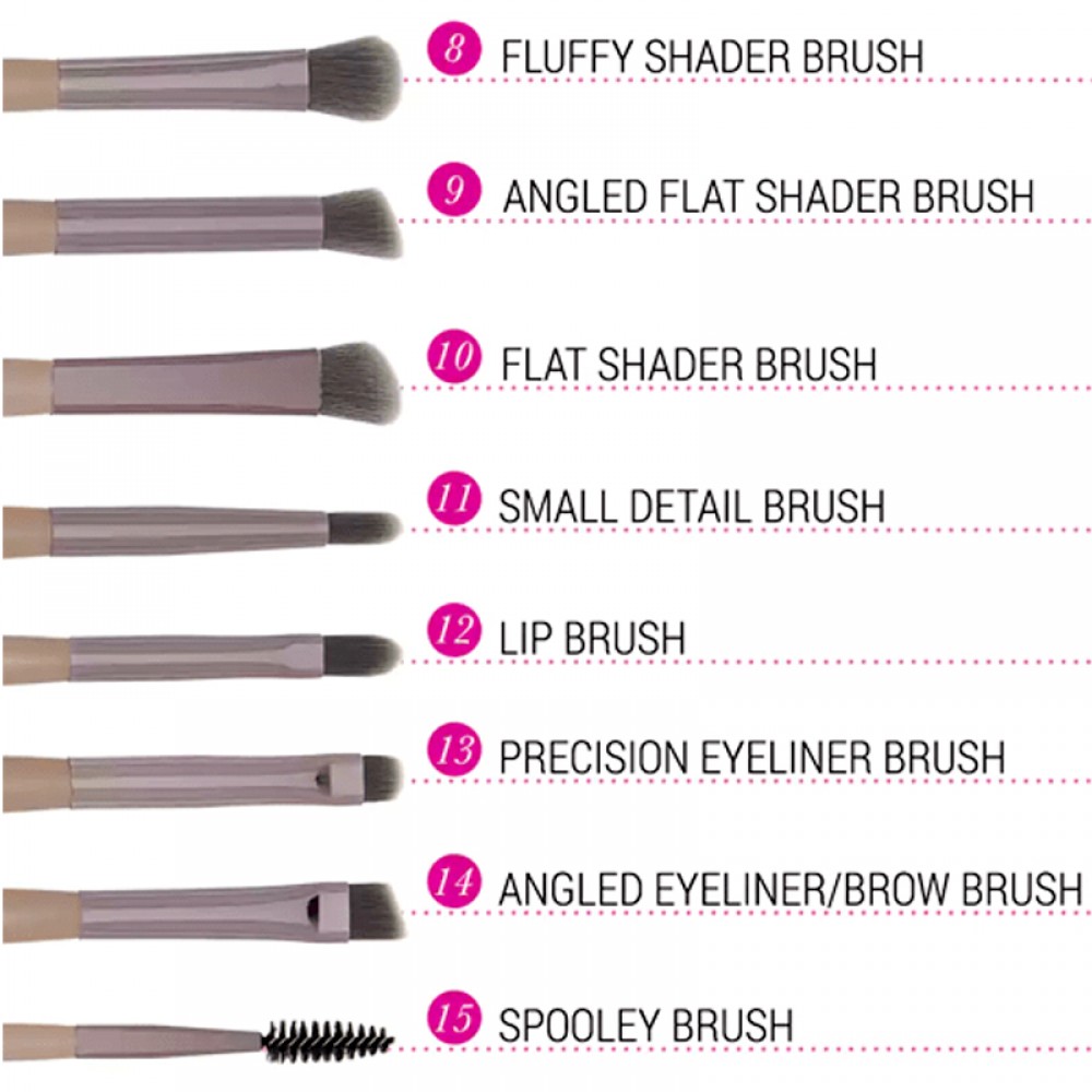 BH Cosmetics Lavish Elegance Brush Set - 15Piece