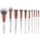 BH Cosmetics Marble Luxe Brush Set - 10 brushes