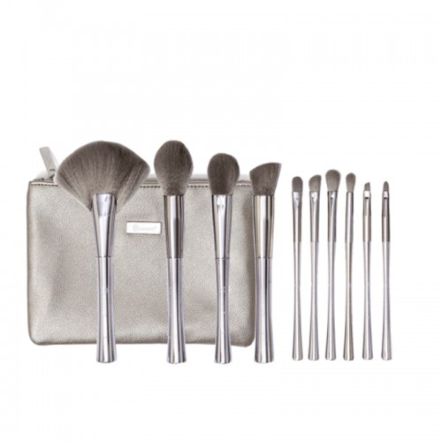 BH Cosmetics Smoken Mirrors Brush Set With Cosmetics Case - 11 Pieces BH Cosmetics Smoken Mirrors Brush Set With Cosmetics Case - 11 Pieces