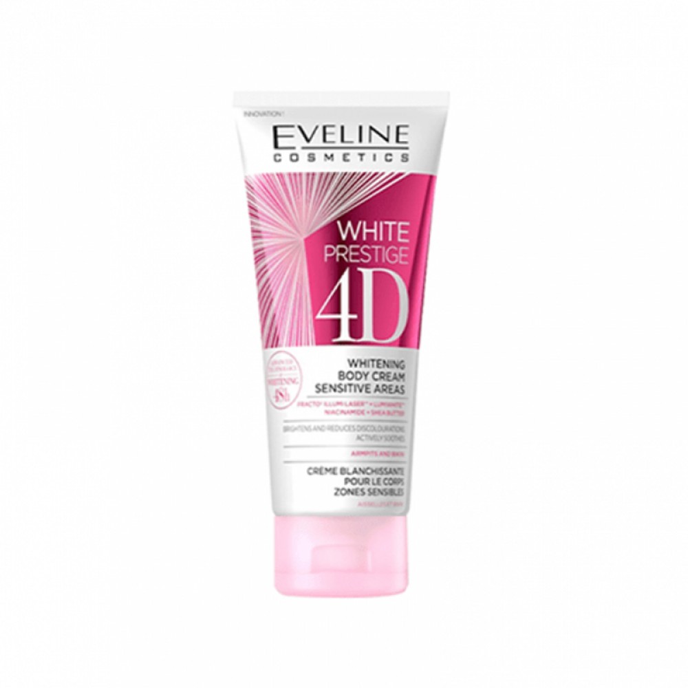 Eveline White Prestige 4D Whitening Sensitive Areas Cream - 100ml