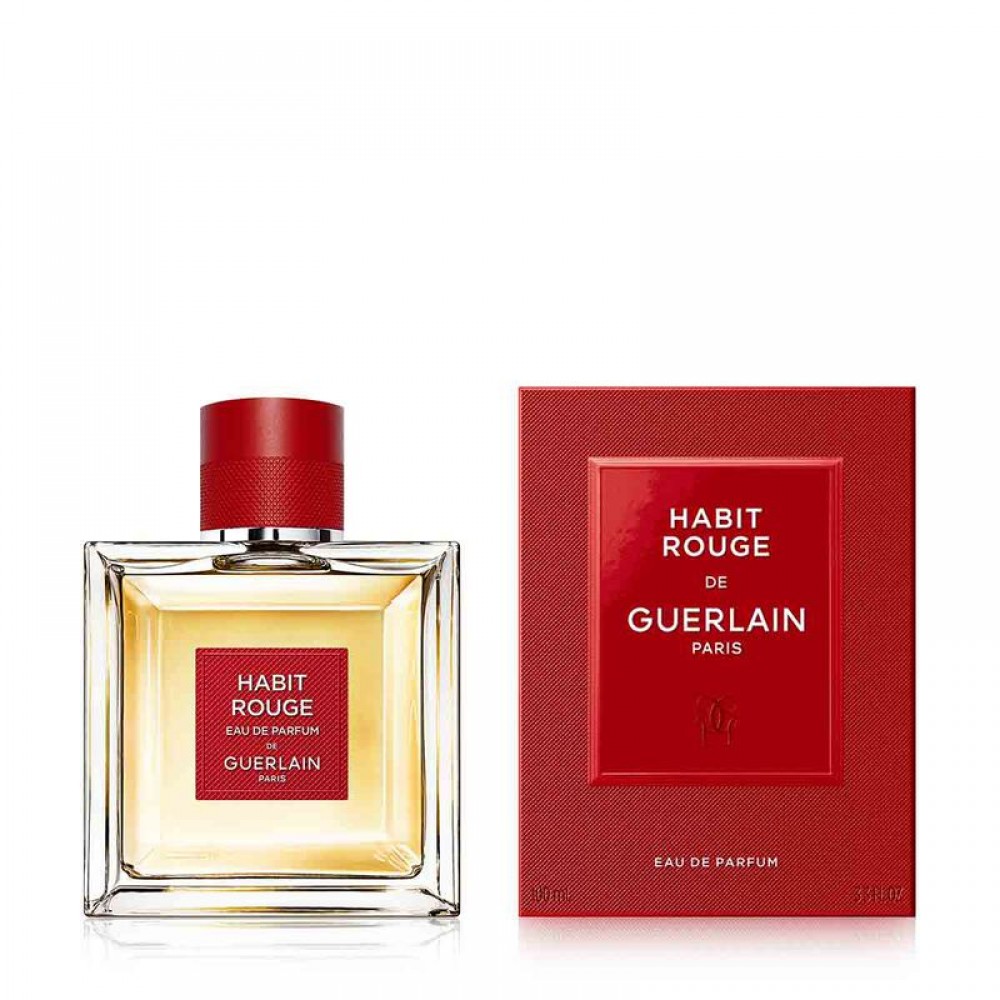 Guerlain Habit Rouge Eau de Parfum for Men, 100 ml