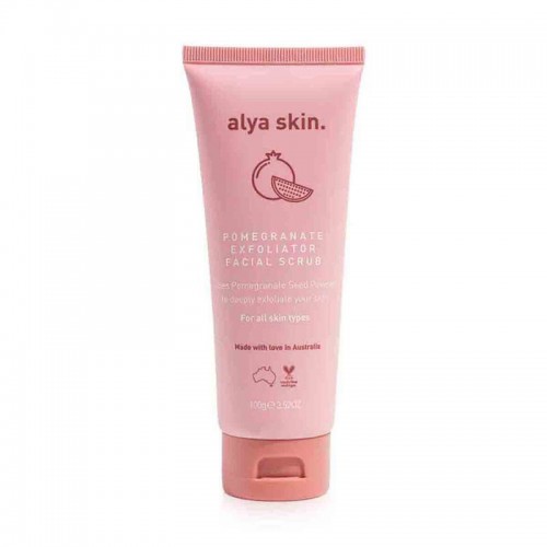 ALYA SKIN Pomegranate Exfoliator Facial Scrub 100g Face Scrubs & Exfoliators (100g)