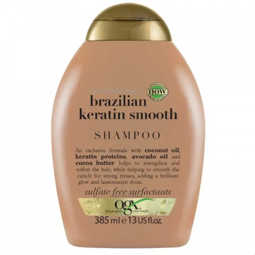 OGX - Shampoo Ever Straightening + Keratin Smooth 385ml OGX - Shampoo Ever Straightening + Keratin Smooth 385ml