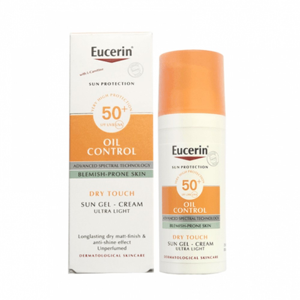 Eucerin Sun Gel Crema Oil Control Dry Touch Fps50+ 50Ml