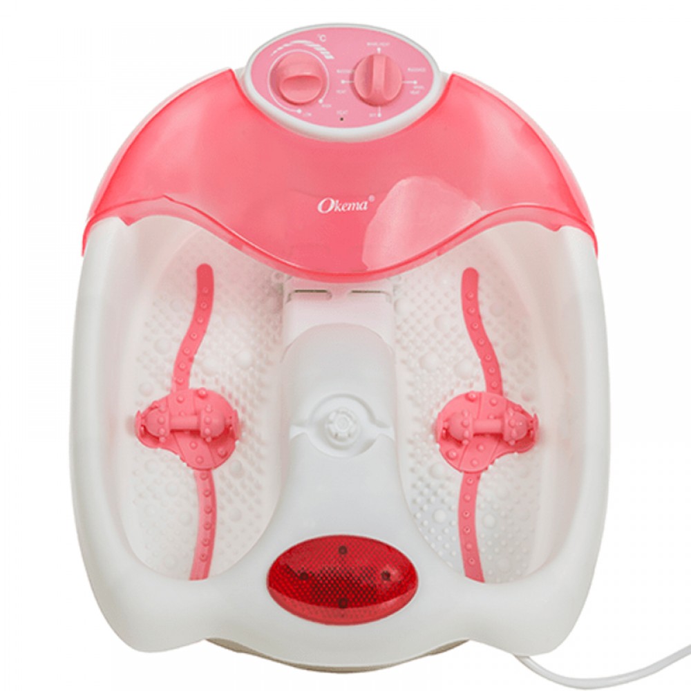 Okema Foot Spa Multifunction- Pink - OK519