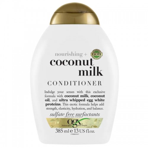 Ogx Nourishing + Coconut Milk Conditioner - 385ml Ogx Nourishing + Coconut Milk Conditioner - 385ml
