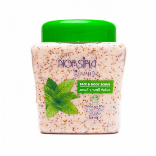 Norsina Face And Body Scrub With Mint - 300ml Norsina Face And Body Scrub With Mint - 300ml