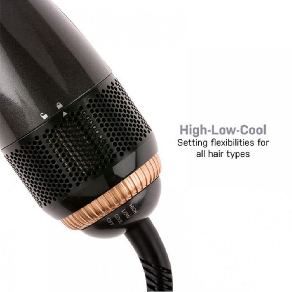 Joy 2 in 1 Styling Brush - Black