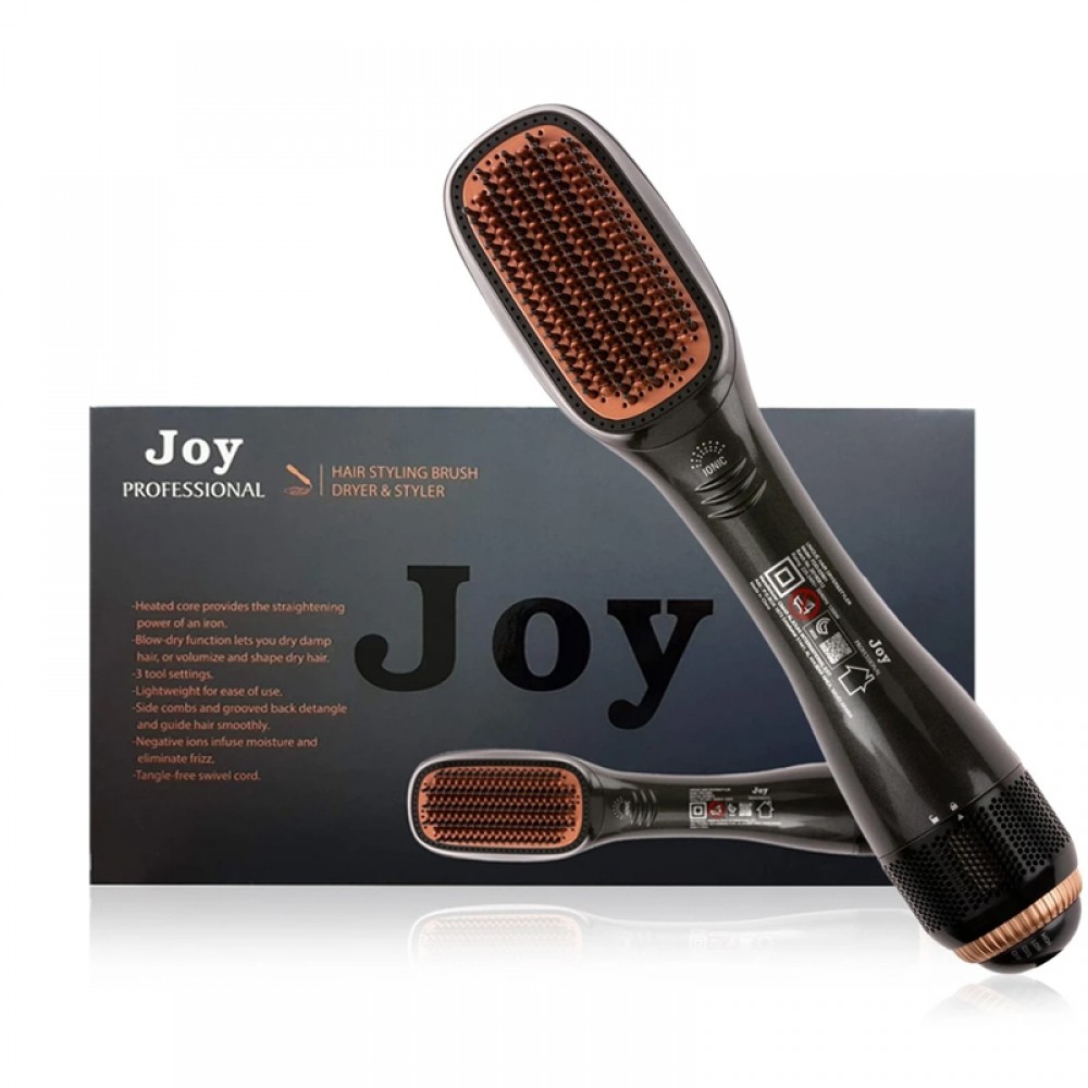 Joy 2 in 1 Styling Brush - Black