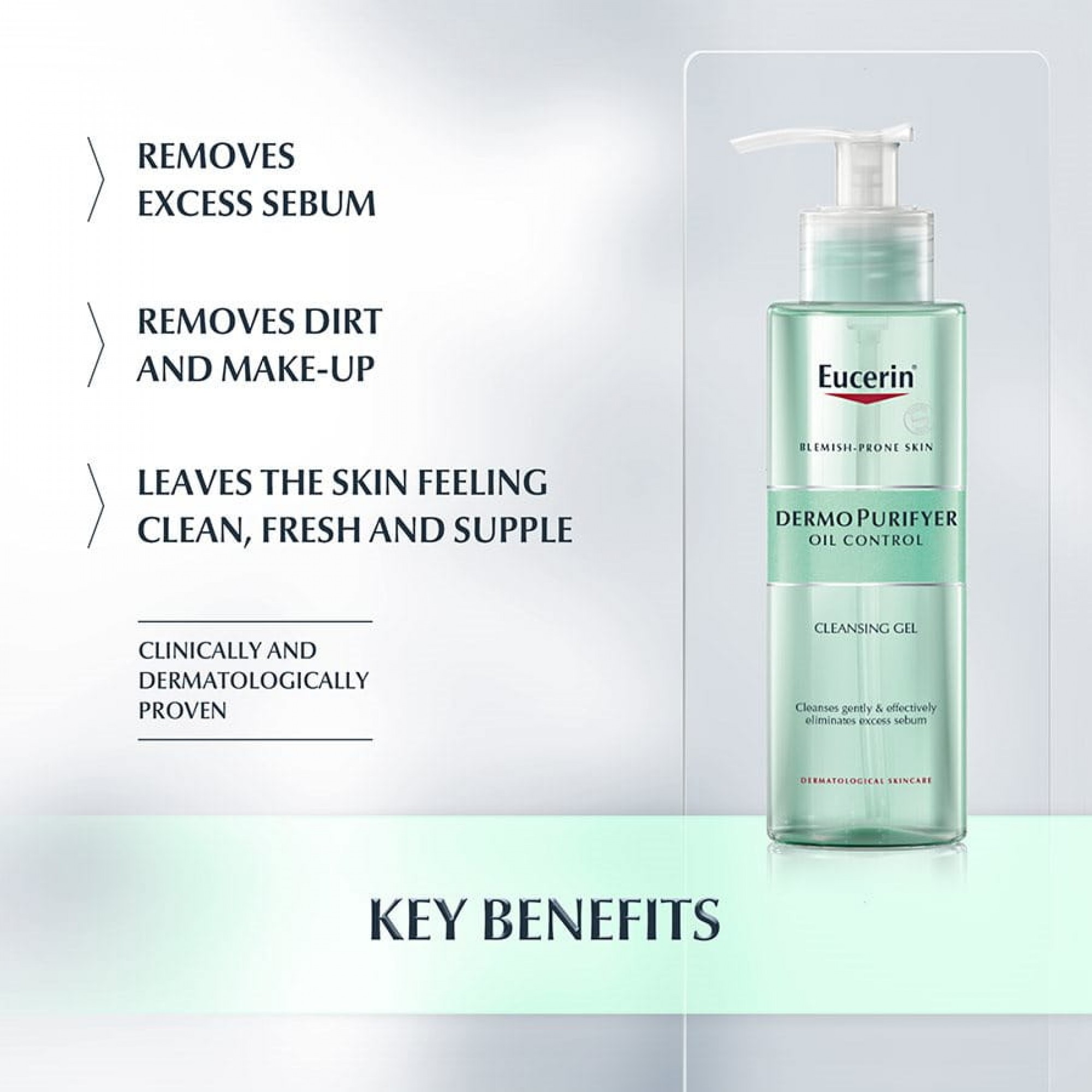 Eucerin Dermo Purifyer Oil Control Cleansing Gel - 200ml