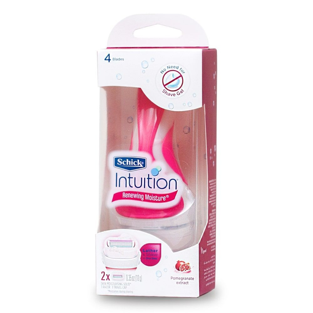 Schick Intuition Renewing Moisture Pomegranate Extract - 2 Pieces