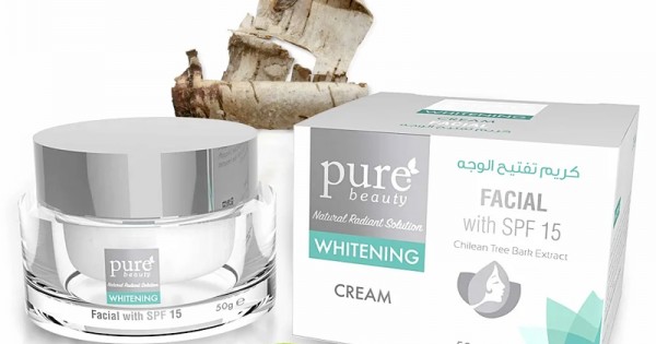 Pure Beauty, Natural Radiant Solution  Pure Beauty® Whitening Anti Aging  Facial Cream - 50 g