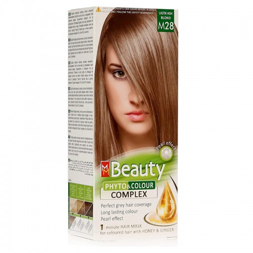MM Beauty Phyto & Color Complex Hair Color M28 Light Ash Blond 120g MM Beauty Phyto & Color Complex Hair Color M28 Light Ash Blond 120g