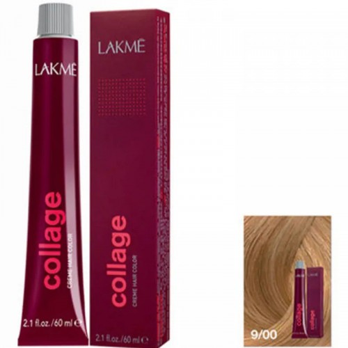 Lakme Collage Permanent Hair Dye for Unisex 9/00 Very Light Blonde Lakme Collage Permanent Hair Dye for Unisex 9/00 Very Light Blonde