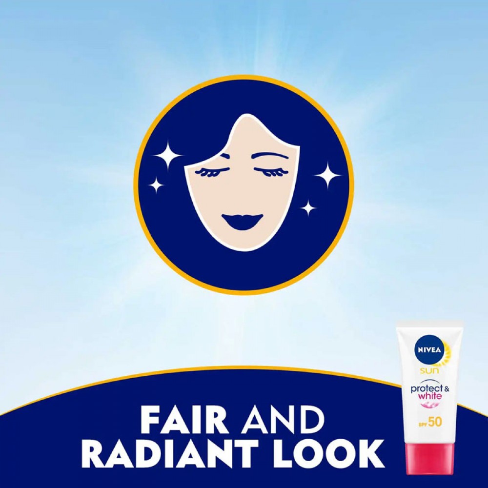 Nivea Sun Protect Face Cream, Spf 50, 50Ml