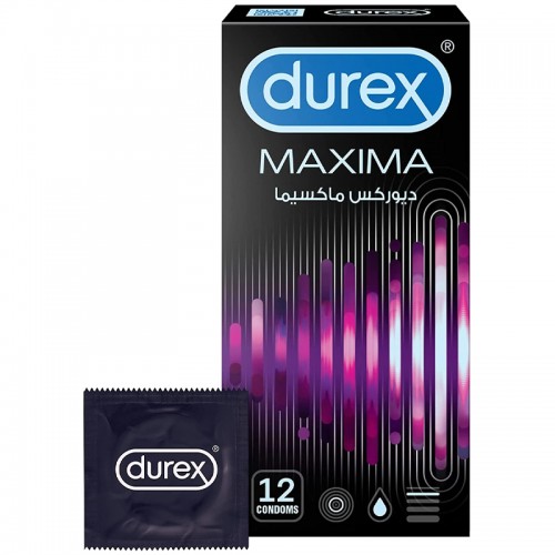Durex MAXIMA Extra Thin Condoms, 12 Pieces
