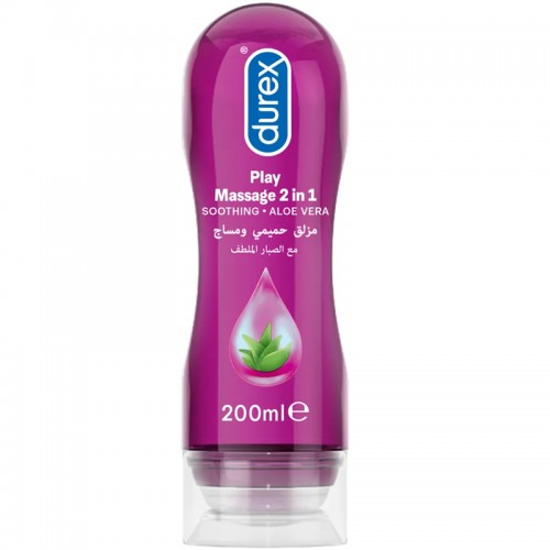 Durex Play Massage 2 in 1 Intimate Lubricant with Soothing Aloe Vera - 200 ml