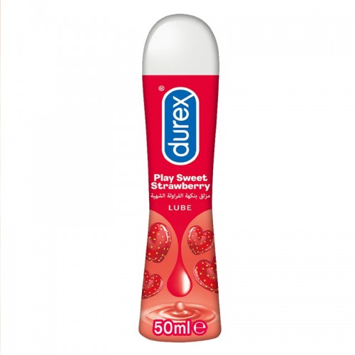 Durex, Play Lubricant, Sweet Strawberry - 50 Ml