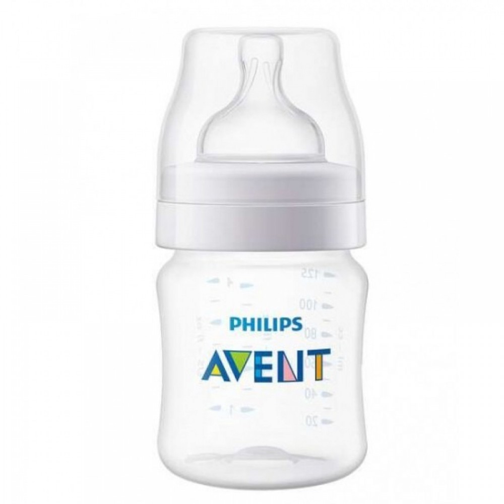 Philips Avent Anti-colic Plastic Bottle ( scf810/61 ) 125ml