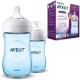 Philips Avent Natural Baby Bottle (pack of 2) - Blue