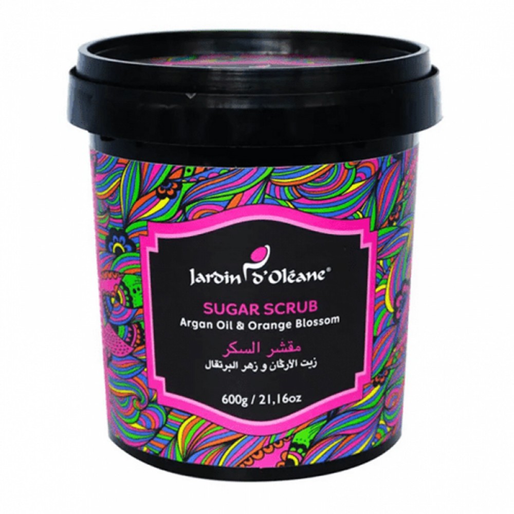 Jardin D Oleane Argan Oil And Orange Blossom Sugar Scrub - 600g