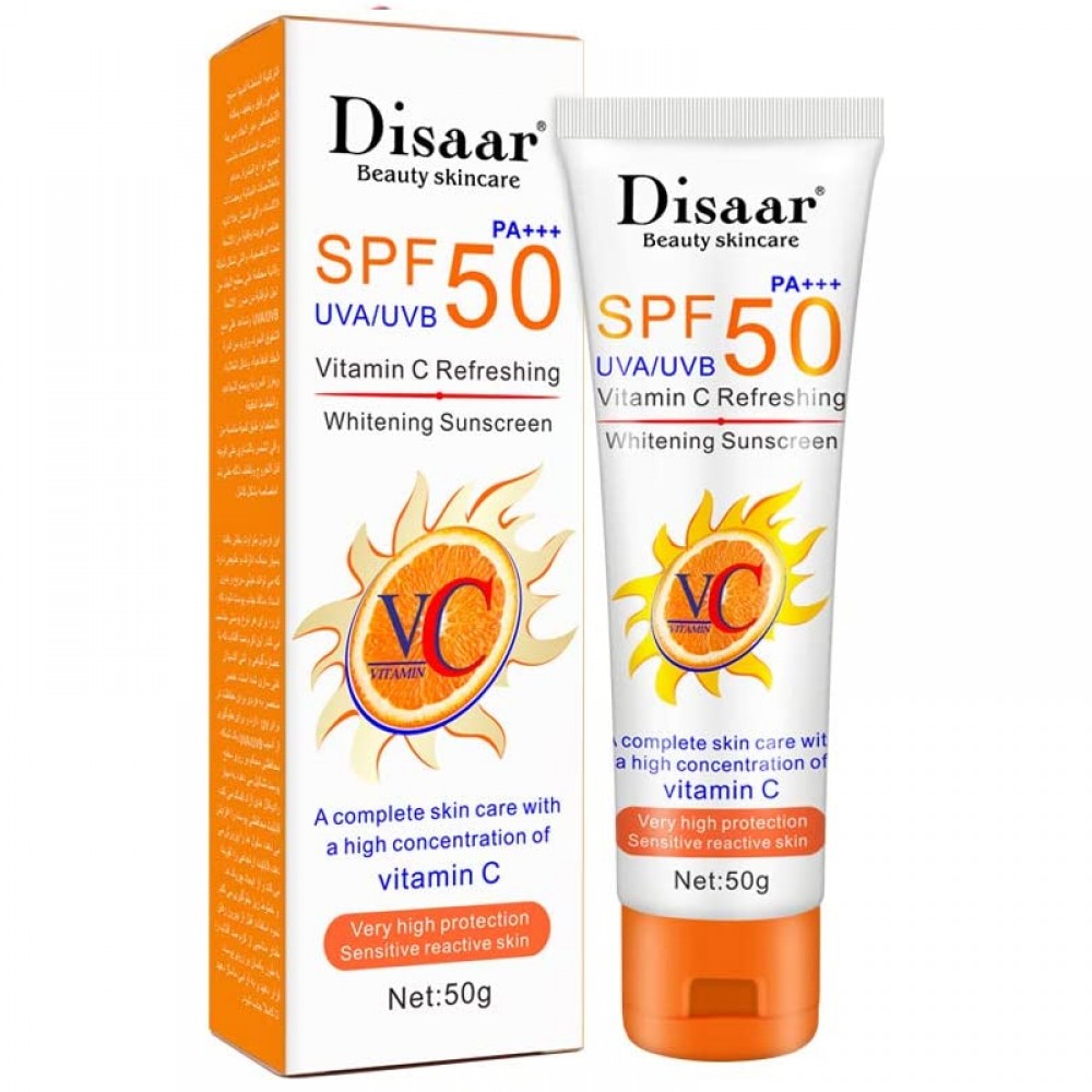 ديسار كريم واقي شمس مع فيتامين سي بعامل حماية (SPF 50) - 50 جم