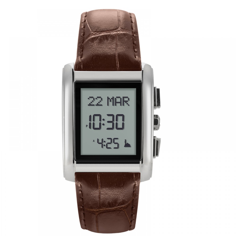 Classic Watch WS-06L brown leather strap