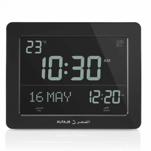 Alfajr Desk Clock  black CF-19 Alfajr Desk Clock  black CF-19