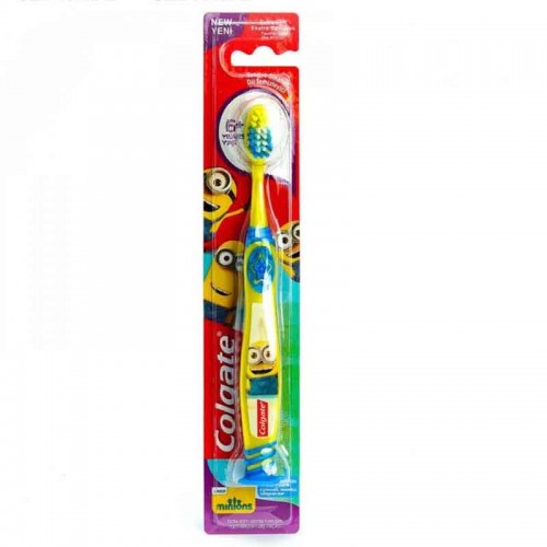 فرشاه اسنان كولجيت اطفال منيونز +6 فرشاه اسنان كولجيت اطفال منيونز +6