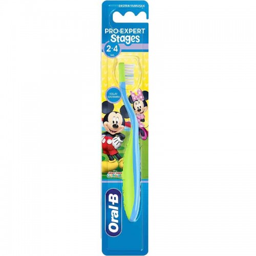 فرشاة اسنان يدوية برو اكسبيرت للاطفال من اورال بي متعددة الألوان فرشاة اسنان يدوية برو اكسبيرت للاطفال من اورال بي متعددة الألوان