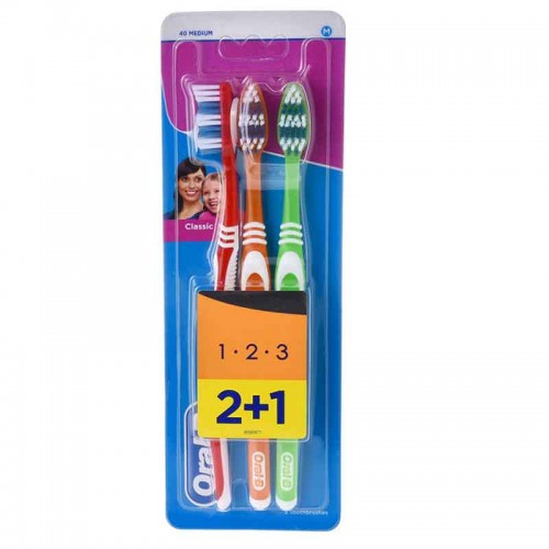 Oral B Mattress Effect Classic 3 Medium 2 + 1 Free