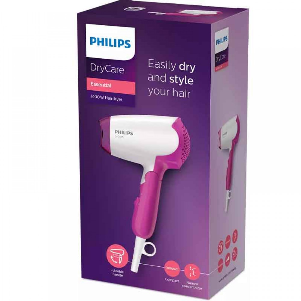 Essential Care Hair Dryer White/Pink Pink/White