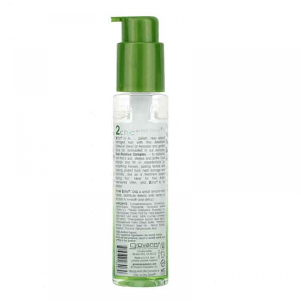 Giovanni 2chic Ultra Moist Anti-frizz & Binding Serum Oil Hair For Dry Damaged Hair - 81ml