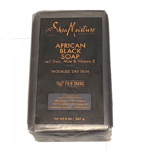 الصابون الأسود الأفريقي بزبدة الشيا للبشرة شديدة الجفاف من شيا مويستشر - 227 جرام