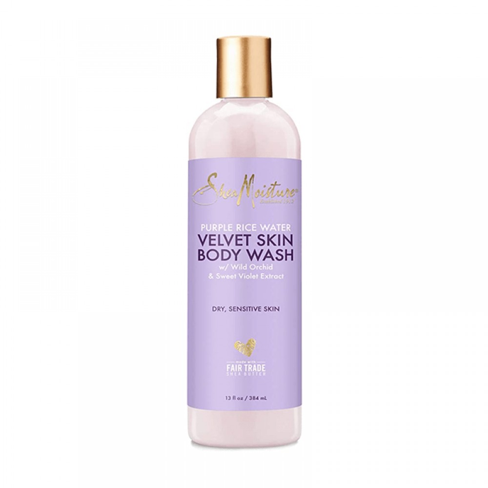 Shea Moisture Purple Rice Water Velvet Skin Body Wash - 384ml Shea Moisture Purple Rice Water Velvet Skin Body Wash - 384ml