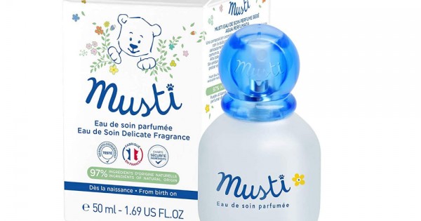 Mustela musti eau de soin parfume, 50 ml