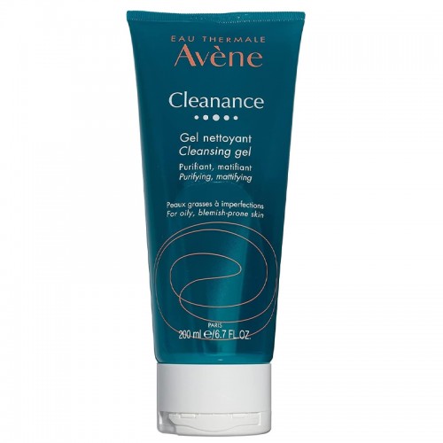 Avene Cleanance Gel Soapless Cleanser, 200Ml, Blue Avene Cleanance Gel Soapless Cleanser, 200Ml, Blue