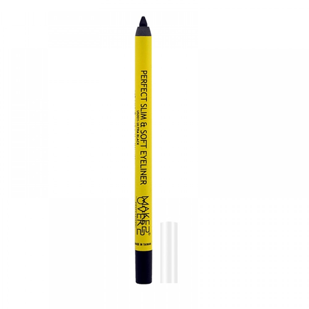 قلم كحل لتحديد العين برفكت مقاوم للماء من ميك اوفر 22 - اسود داكن - US001