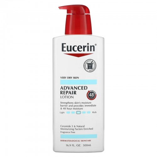 Eucerin Advanced Repair Lotion, Fragrance Free 500mil