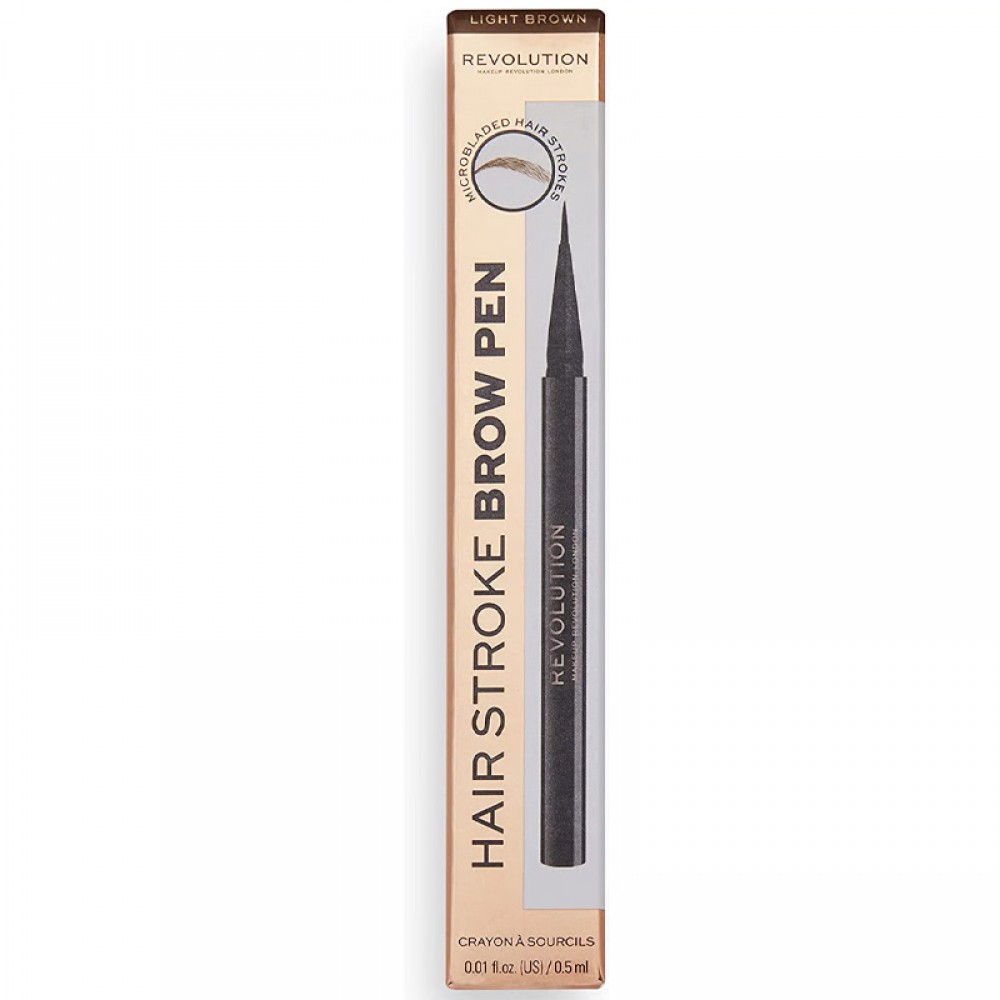 Revolution Hair Stroke Brow Liner Pen, 0.5ml