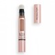 Makeup Revolution Eye Bright Concealer, Buildable Coverage, Dewy Finish, Caramel, 3ml