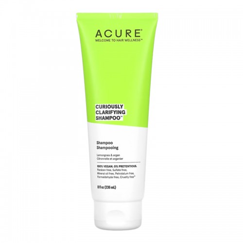 Acure Curiously Clarifying Shampoo Lemongrass & Argan - 236ml Acure Curiously Clarifying Shampoo Lemongrass & Argan - 236ml