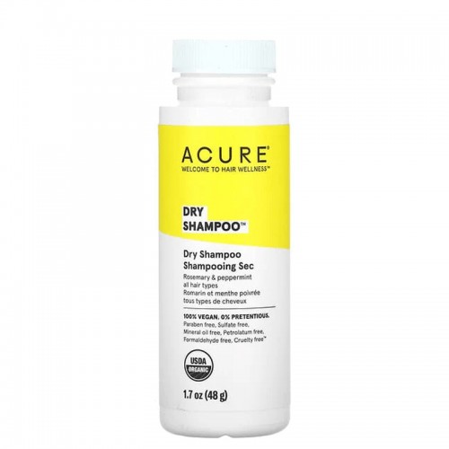 Acure Dry Shampoo Rosemary & Peppermint - 48g Acure Dry Shampoo Rosemary & Peppermint - 48g